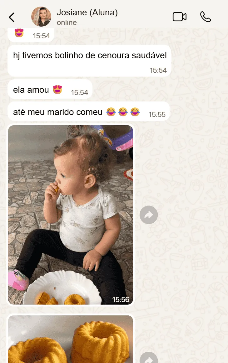 Print de mãe recomendando o Mapa